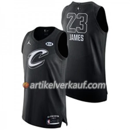 NBA Cleveland Cavaliers Trikot Lebron James 23 2018 All-Star Jordan Brand Schwarz Swingman - Herren